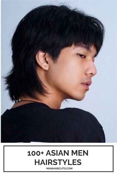 mullet man|asian men mullet.